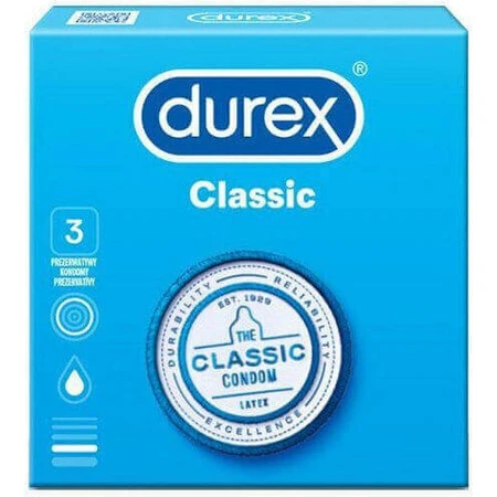 Durex Пресервант натуральний 3шт: ціни та характеристики