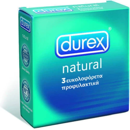 Durex Пресервант натуральний 3шт: ціни та характеристики