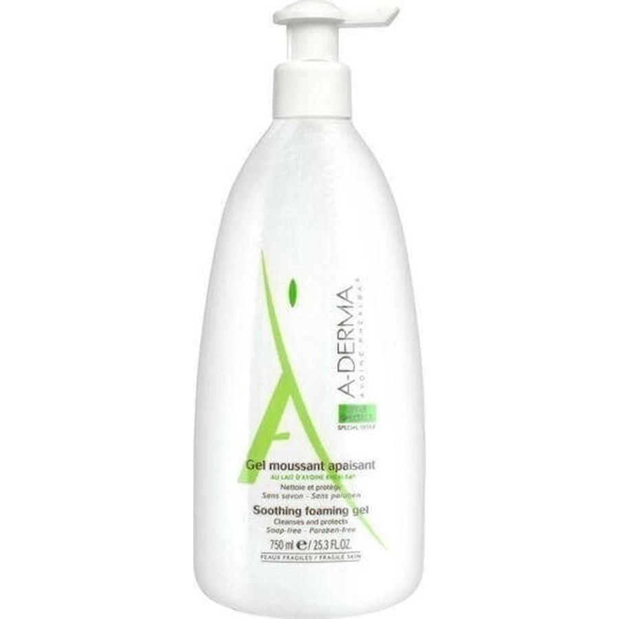 A-Derma Les Indispensables Успокаивающий пенящийся гель 750 мл: цены и характеристики