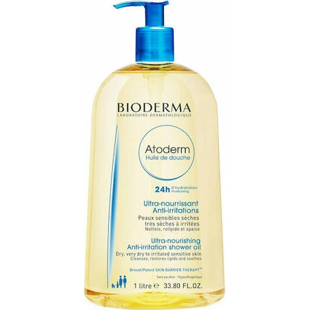 Bioderma Atoderm Ультрапоживна олія для очищення тіла для сухої та дуже сухої шкіри, підходить для атопічної шкіри 1000мл: ціни та характеристики