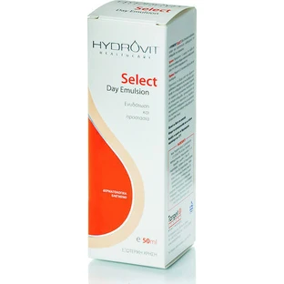 Target Pharma Hydrovit Select Hydrovit Select Увлажняющая дневная эмульсия для лица 24 часа против пятен и покраснений с пантенолом 50 мл