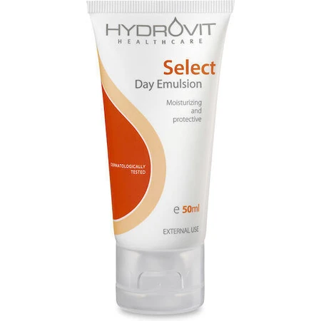 Target Pharma Hydrovit Select Hydrovit Select Увлажняющая дневная эмульсия для лица 24 часа против пятен и покраснений с пантенолом 50 мл: цены и характеристики