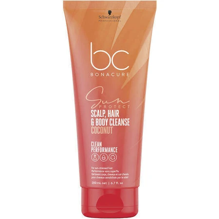 Schwarzkopf Очищуючий засіб для шкіри голови, волосся та тіла Bonacure Sun Protect після засмаги 200 мл: ціни та характеристики