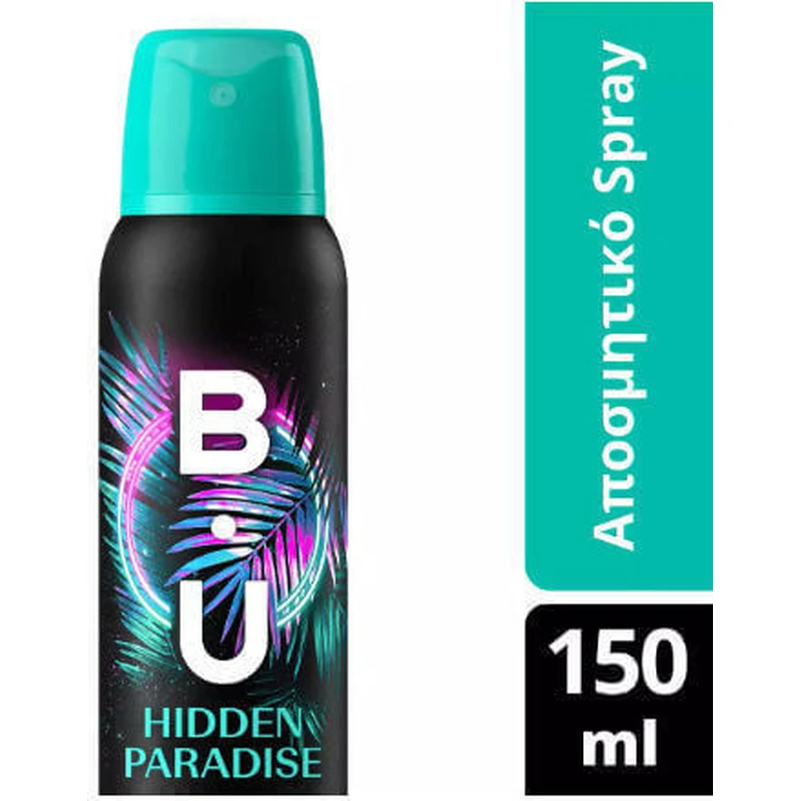 B.U. Hidden Paradise Дезодорант-спрей для тіла 48 годин свіжості Дезодорант-спрей для тіла 48 годин свіжості 150 мл: ціни та характеристики