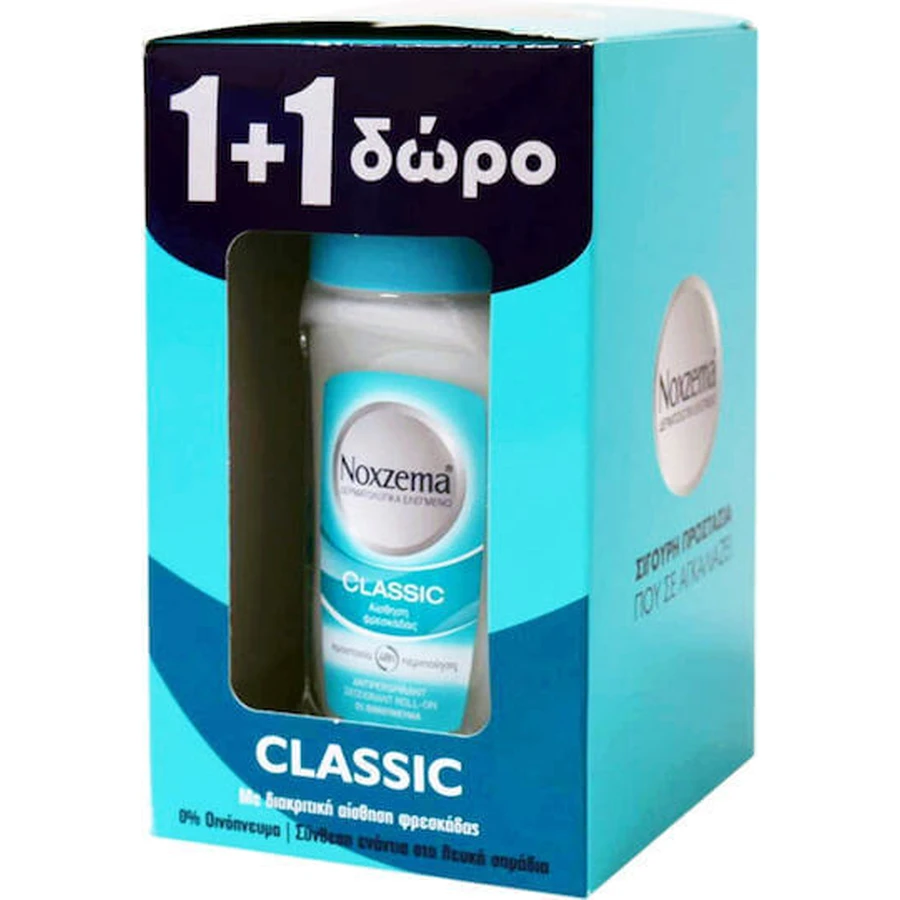 Дезодорант Noxzema Classic економ-пакет 48 год Дезодорант-рулон 48 год 2х50 мл: ціни та характеристики