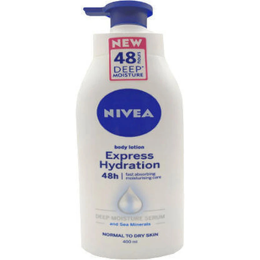 Nivea Express Hydration Зволожуюча сироватка для тіла для нормальної та сухої шкіри 400 мл: ціни та характеристики