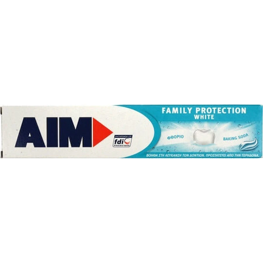 Відбілююча зубна паста AIM Family Protect White 75мл: ціни та характеристики