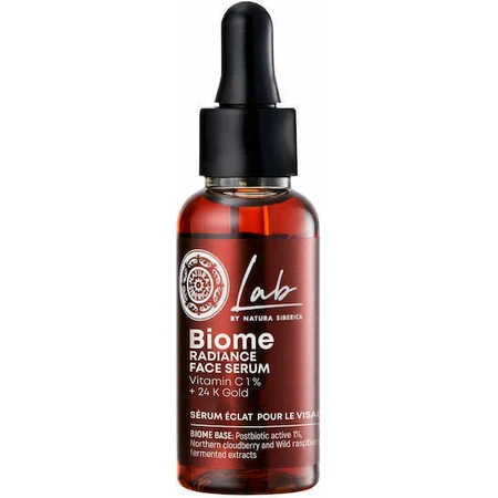 Natura Siberica Lab Biome Radiance Зволожуюча та омолоджуюча сироватка для обличчя з вітаміном С для сяйва 30 мл: ціни та характеристики