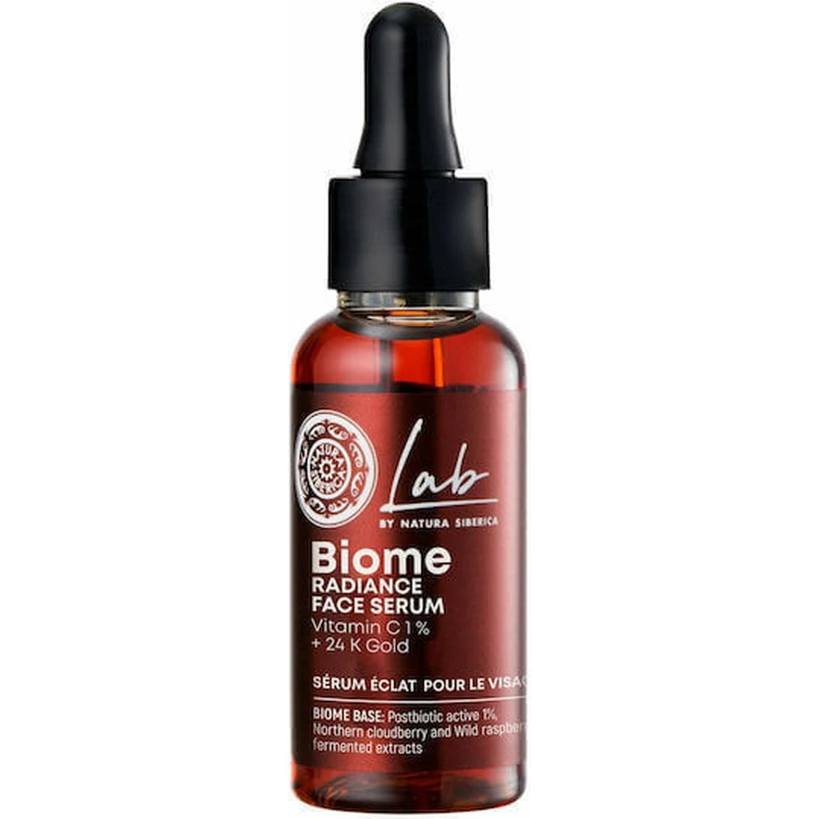 Natura Siberica Lab Biome Radiance Зволожуюча та омолоджуюча сироватка для обличчя з вітаміном С для сяйва 30 мл: ціни та характеристики
