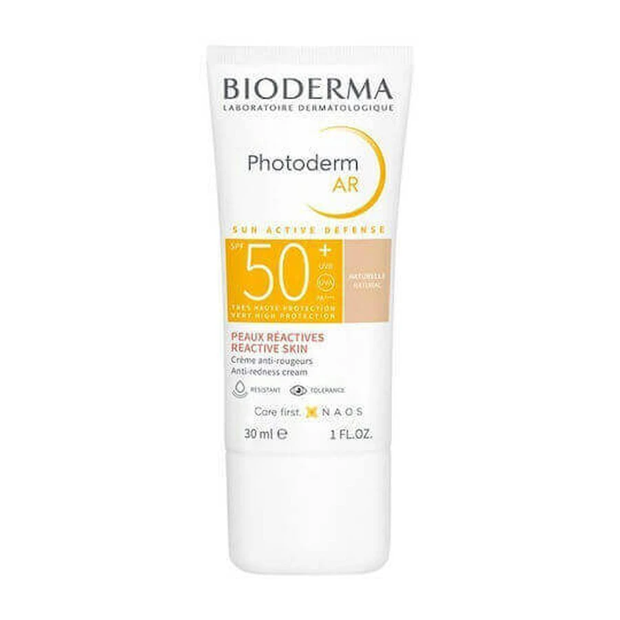 Bioderma Photoderm AR Водостойкий солнцезащитный крем для лица SPF50+ с натуральным пигментом 30 мл: цены и характеристики