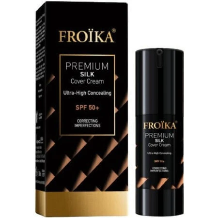 Крем для обличчя Froika Premium Silk Cover Colour Денний крем з SPF50 для усунення недоліків шкіри та контролю себуму 30мл: ціни та характеристики