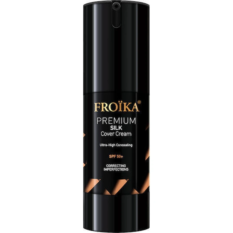 Крем для обличчя Froika Premium Silk Cover Colour Денний крем з SPF50 для усунення недоліків шкіри та контролю себуму 30мл: ціни та характеристики