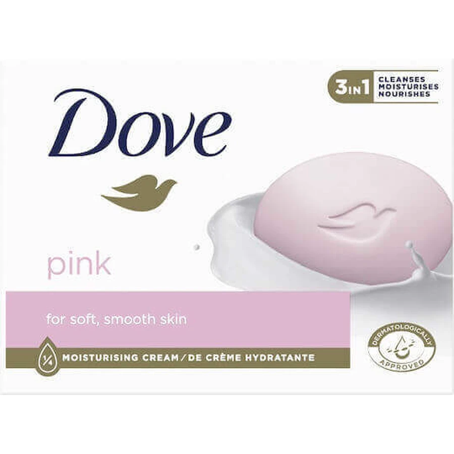 Dove Pink Hand & Body Bar Мыло для рук и тела с кремом 90 гр.: цены и характеристики