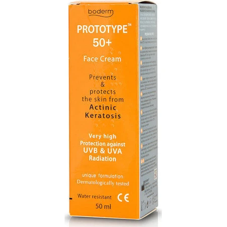 Сонцезахисний крем для обличчя Boderm Prototype SPF50 50 мл: ціни та характеристики