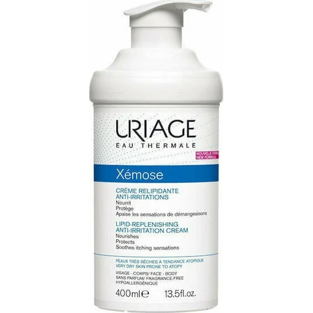 Uriage Xemose Moisturising регенерирующий увлажняющий крем для атопичной кожи 400 мл: цены и характеристики
