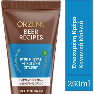 Orzene Beer Malt + Wheat Protein Увлажняющий кондиционер для всех типов волос 250 мл