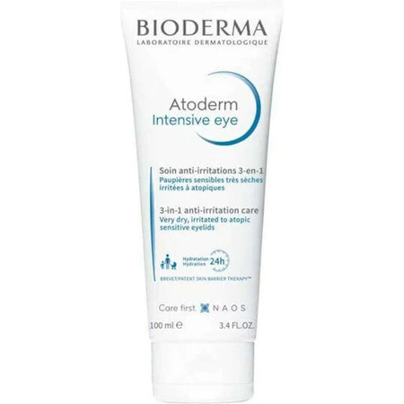 Bioderma Atoderm Intensive 3 в 1 зволожуючий крем для чутливої шкіри навколо очей 100 мл: ціни та характеристики