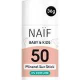 Naïf Водостойкий детский солнцезащитный крем-стик SPF50 36 мл