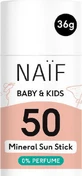 Naïf Водостійкий дитячий сонцезахисний крем-стік SPF50 36мл