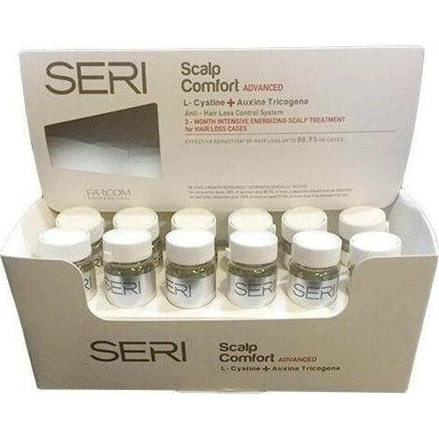 Farcom Seri Seri Scalp Comfort Advanced Hair ампулы от выпадения волос 12х10 мл: цены и характеристики