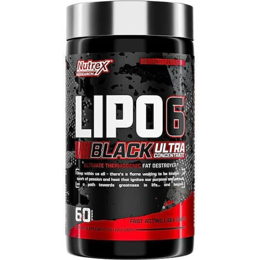 Nutrex Lipo 6 Black Ultra Concentrate с неароматизированным вкусом 60 капс: цены и характеристики