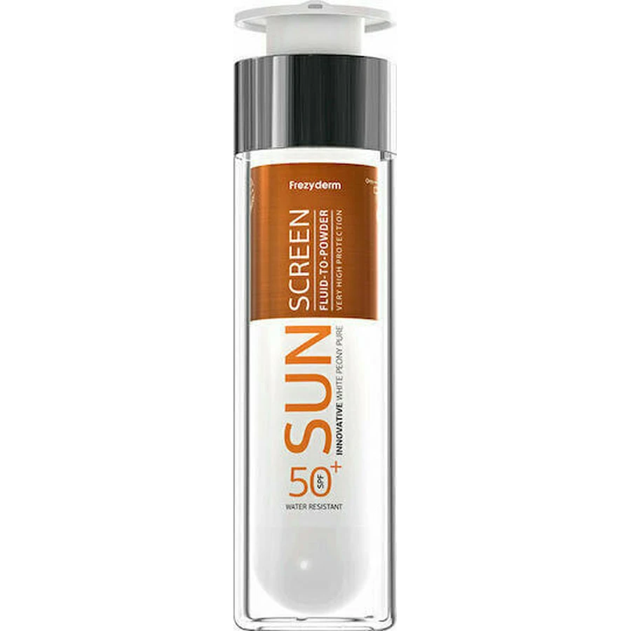 Frezyderm Sun Screen Fluid-to-Powder Солнцезащитный лосьон для лица SPF50 50 мл: цены и характеристики