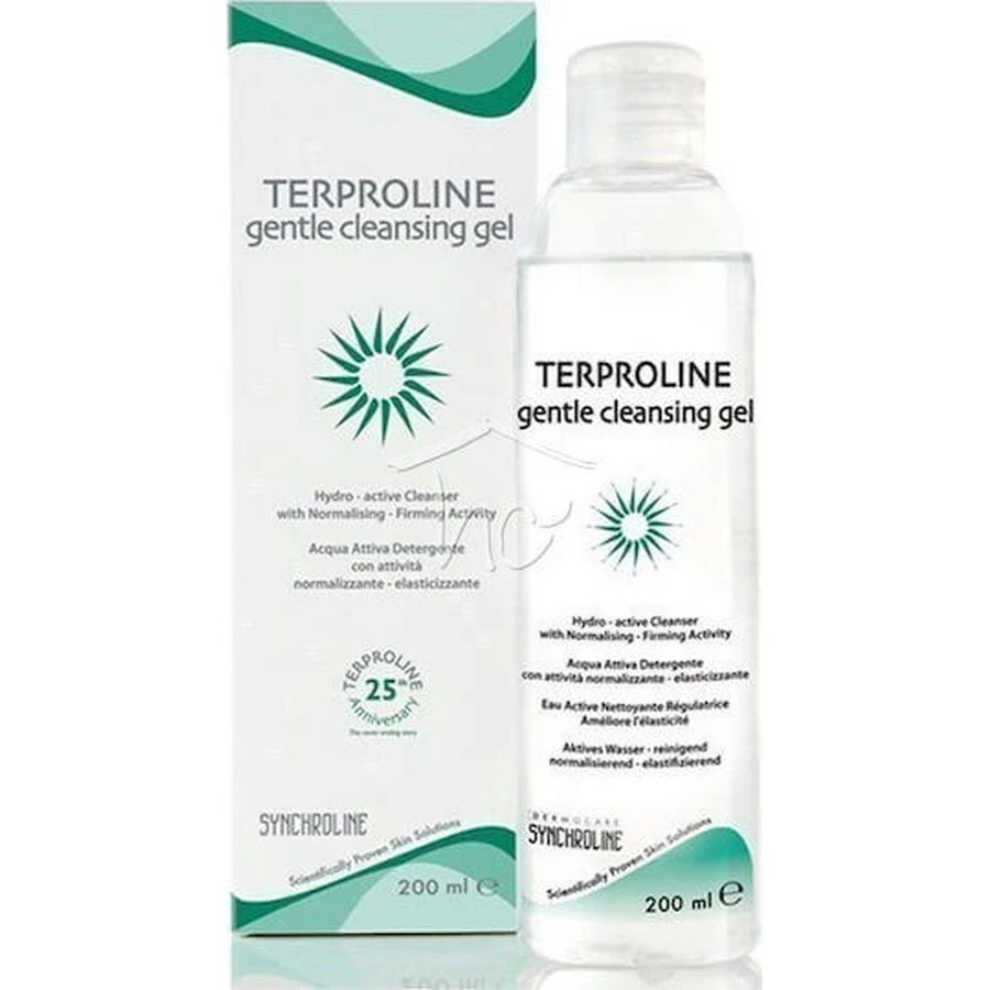 Synchroline Terproline Gentle Cleansing Gel 200ml Гель для снятия макияжа с лица для кожи, склонной к акне 200ml: цены и характеристики