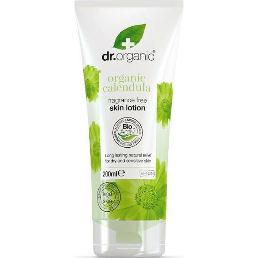 Dr.Organic Органический лосьон для кожи с календулой Увлажняющий лосьон для тела для всех типов кожи 200 мл: цены и характеристики