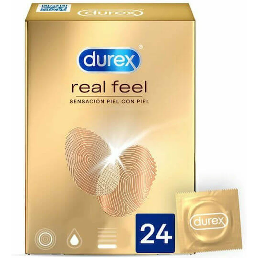 Durex Prezervative Real Feel Latex Free 24pcs: цены и характеристики