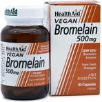 Health Aid Бромелайн 500 мг 30 растительных капсул: цены и характеристики