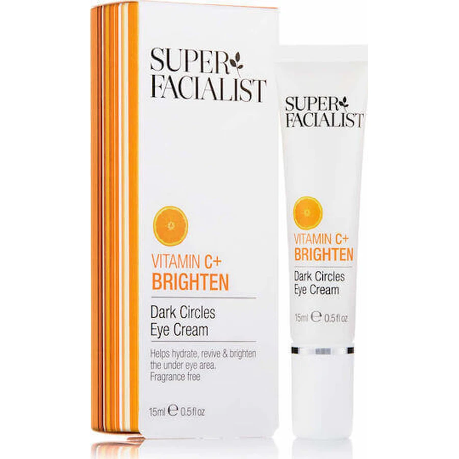 Зволожуючий і тонізуючий крем для шкіри навколо очей Super Facialist Vitamin C проти зморшок з вітаміном С і колагеном 15 мл: ціни та характеристики