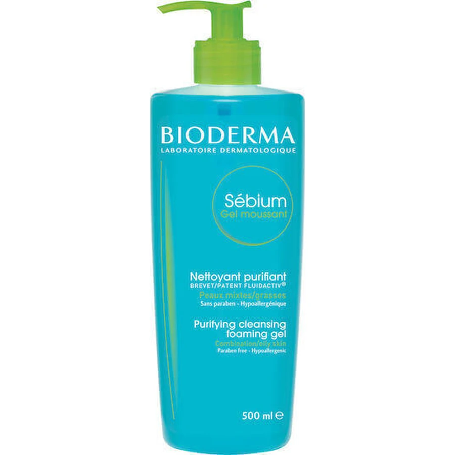 Bioderma Sebium Гель для лица для кожи, склонной к акне 500 мл: цены и характеристики