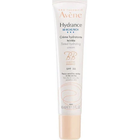 Eau Thermale Avène Hydrance BB Багата денна емульсія для обличчя з SPF30 для зволоження та усунення недоліків 40мл: ціни та характеристики