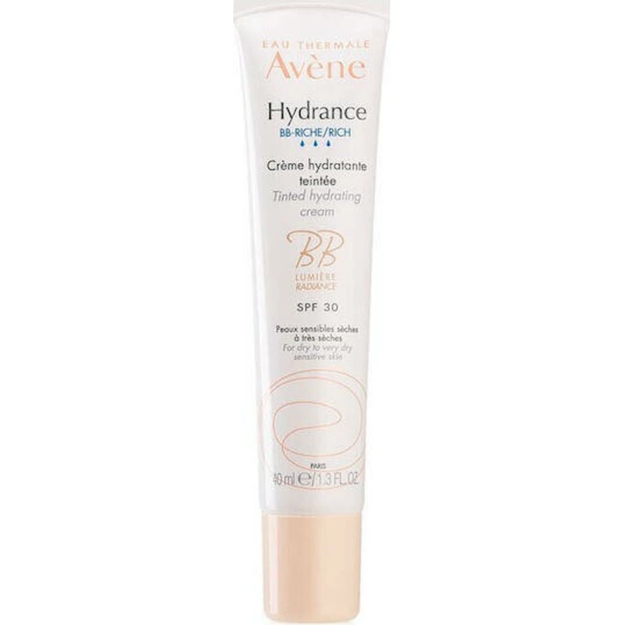 Eau Thermale Avène Hydrance BB Багата денна емульсія для обличчя з SPF30 для зволоження та усунення недоліків 40мл: ціни та характеристики