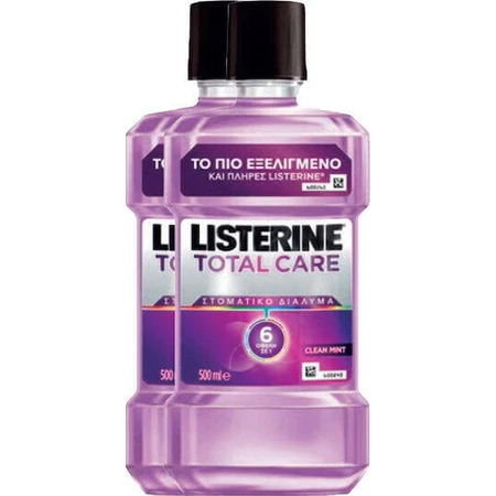 Listerine Total Care Daily Protection Ополаскиватель для рта 2х0 мл: цены и характеристики