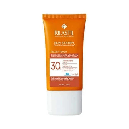 Rilastil Sun System Velvet Солнцезащитный крем для лица SPF30 50 мл: цены и характеристики