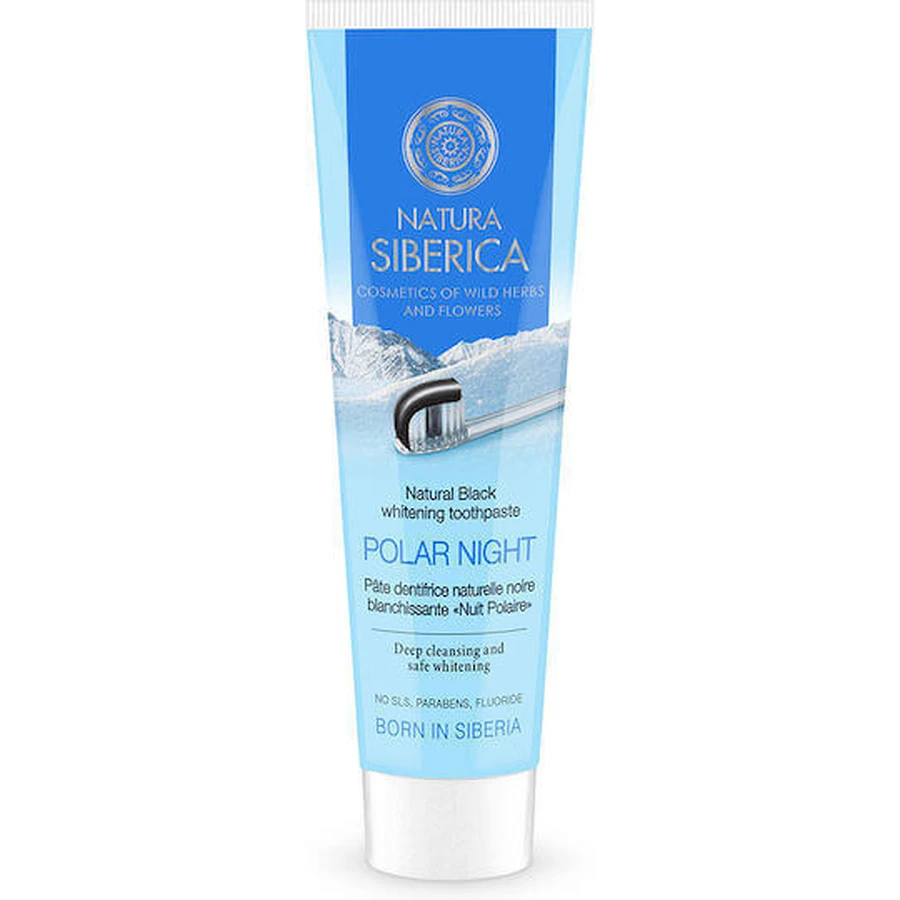 Natura Siberica Polar Night Charcoal Whitening Toothpaste Зубная паста с активированным углем для отбеливания 100 гр.: цены и характеристики