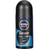 Nivea Men Deep Carbon Beat 48h Антиперспірант-дезодорант 48h в рулоні 50мл