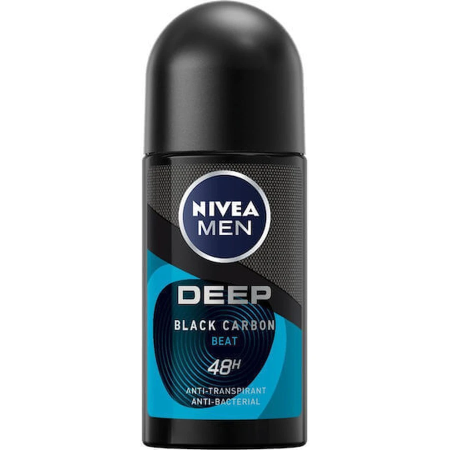 Nivea Men Deep Carbon Beat 48h Антиперспірант-дезодорант 48h в рулоні 50мл: ціни та характеристики
