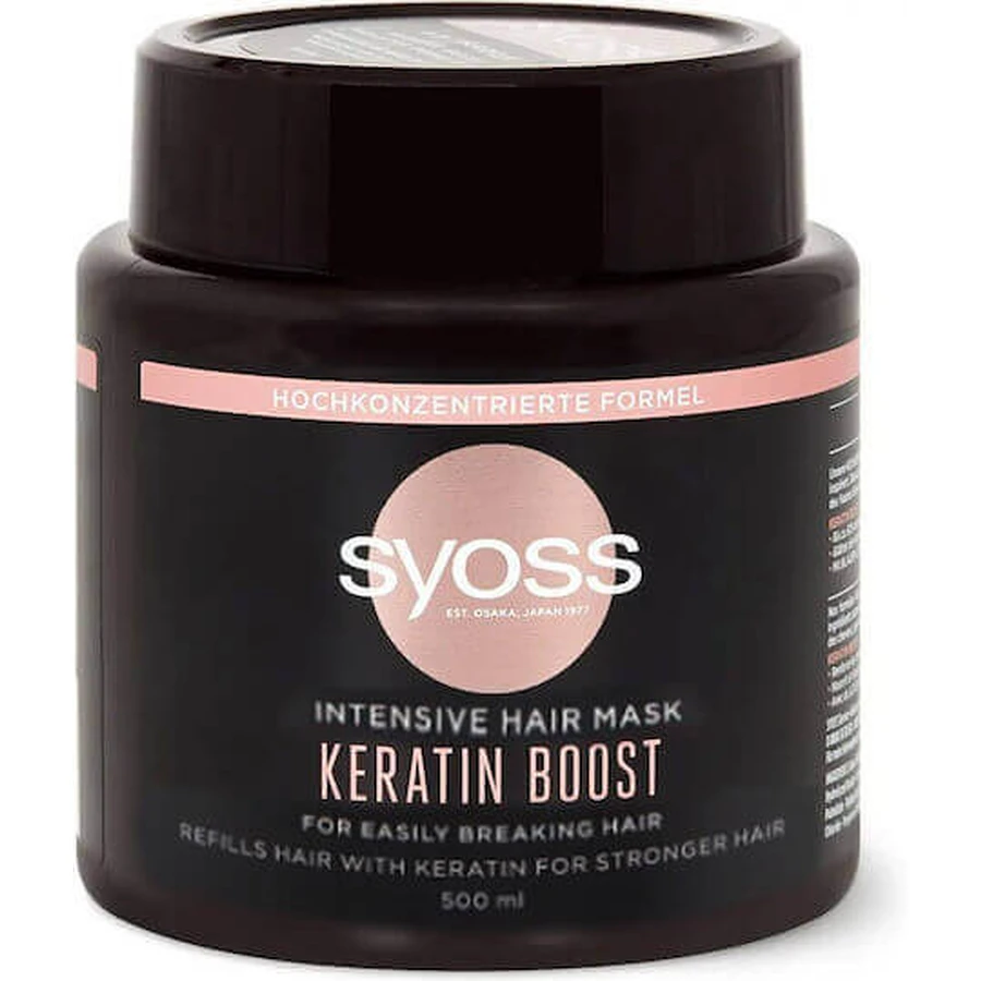 Syoss Keratin Boost Укрепляющая маска для волос 500 мл: цены и характеристики