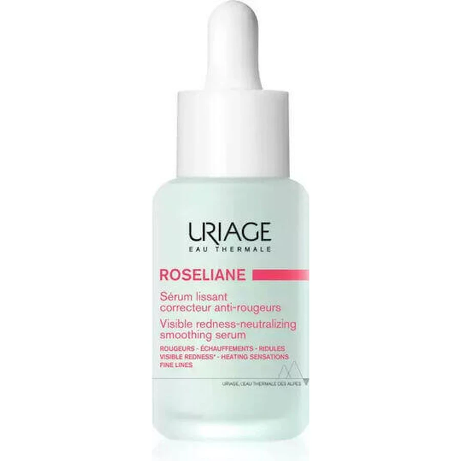 Заспокійлива сироватка Uriage Roséliane для відновлення та зволоження обличчя 30 мл: ціни та характеристики