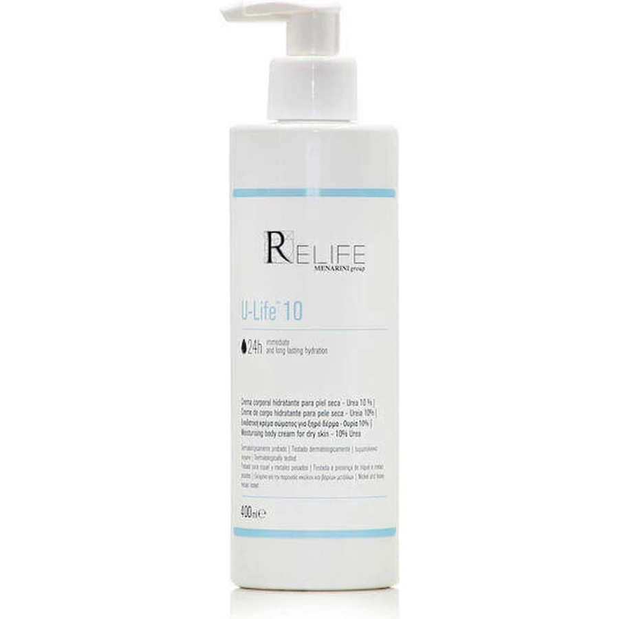 Relife U-Life 10 Moisturising Body Увлажняющий крем с мочевиной для сухой/очень сухой кожи 400 мл: цены и характеристики