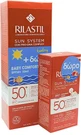 Rilastil Sun System Sun System Velvet Lotion Водостійкий дитячий сонцезахисний крем-емульсія SPF50 200мл та Sun System Baby Comfort Fluid 50мл 8050444859605-B