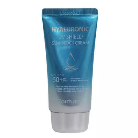 Farm Stay Hyaluronic Гіалуроновий УФ-фільтр Сонцезахисний крем для обличчя SPF50+ 70гр: ціни та характеристики