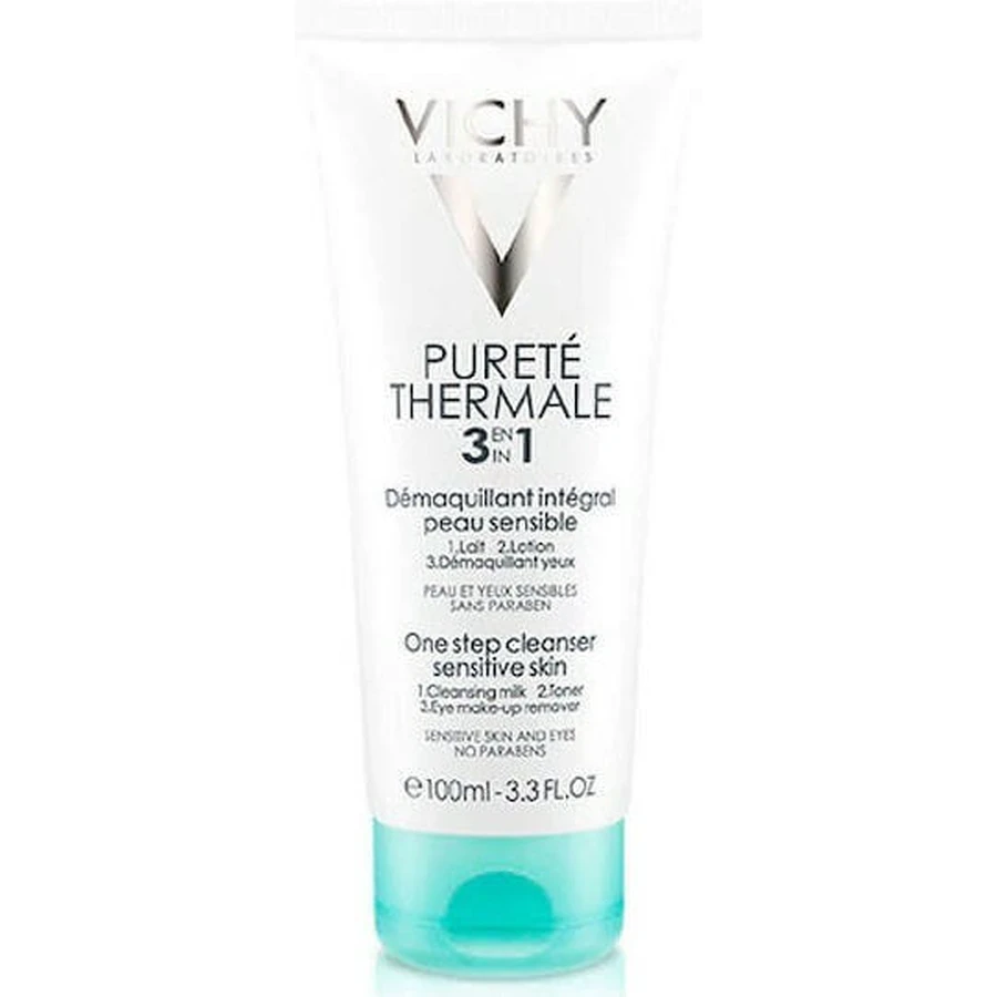 Vichy Purete Thermale 3 в 1 Эмульсия для снятия макияжа с лица и глаз 100 мл: цены и характеристики