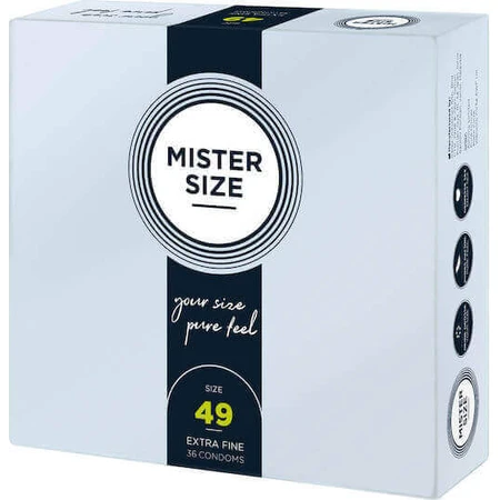 Mister Size Пресервант Extra Fine Розмір 49мм Пресервант 36buc: ціни та характеристики