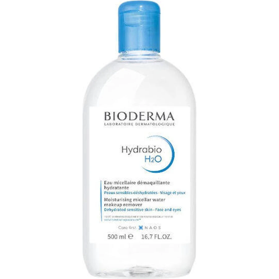 Міцелярна вода для зняття макіяжу Bioderma Hydrabio H2O Міцелярна вода для обличчя та очей 500 мл: ціни та характеристики