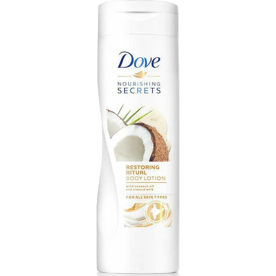 Dove Nourishing Secrets Відновлюючий ритуальний зволожуючий лосьйон для тіла з ароматом кокоса для сухої шкіри 250 мл: ціни та характеристики