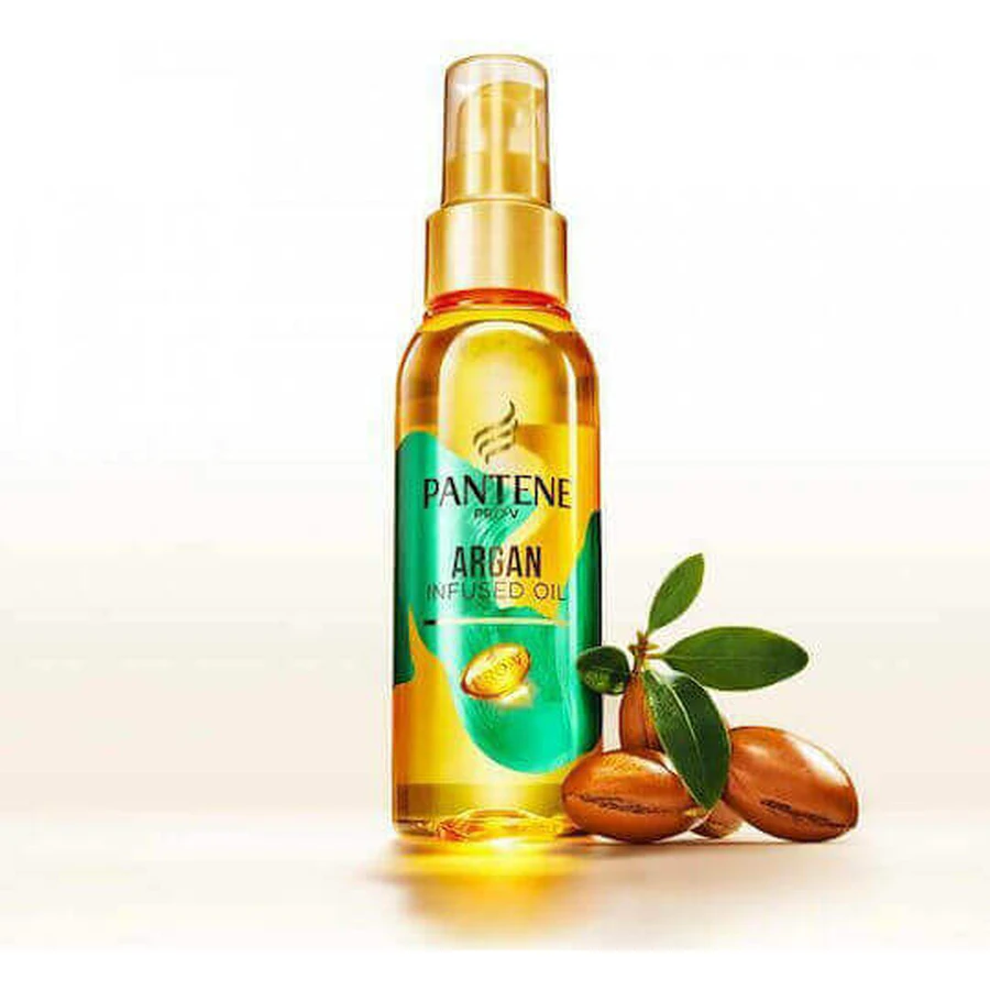 Pantene Pro V Smooth & Sleek Аргановое питательное масло для волос 100 мл: цены и характеристики
