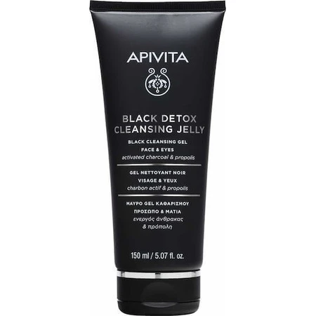Apivita Black Детокс-гель для обличчя та очей для шкіри, схильної до акне, 50 мл: ціни та характеристики